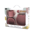 Set di Alimentazione 4 pezzi Deep PINK /confezione/